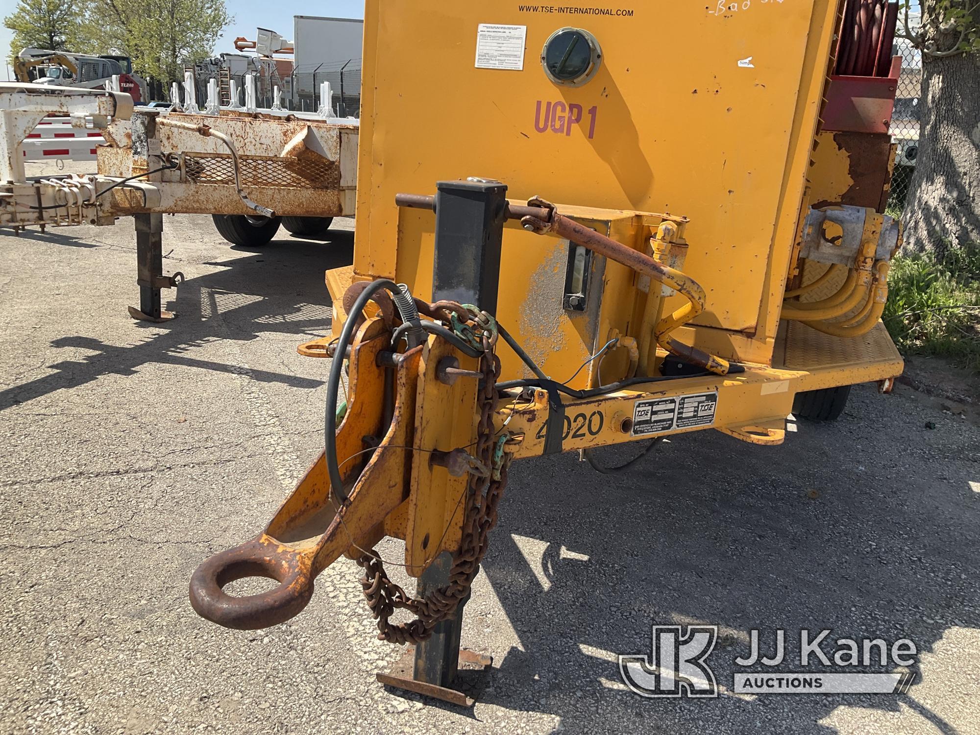 (Kansas City, MO) 2001 TSE UP70B Hydraulic Reel Trailer Not Running, Condition Unknown, Has A Bad St