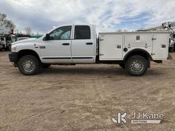 (Shakopee, MN) 2008 Dodge RAM 2500 4x4 Crew-Cab Service Truck Runs & Moves) (Check Engine Light On,