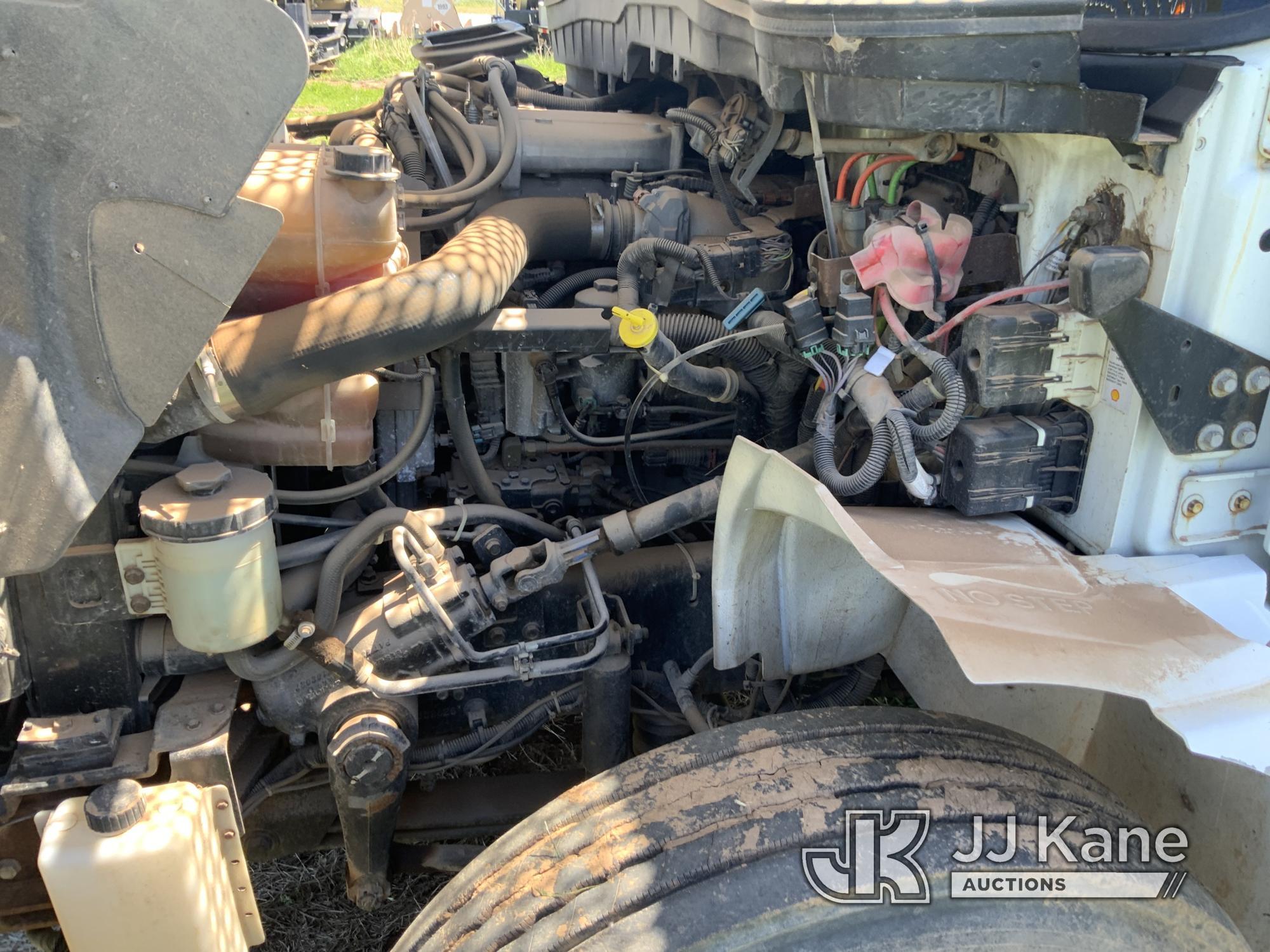 (Yukon, OK) HiRanger 5TC-55, Material Handling Bucket Truck rear mounted on 2013 International 4300