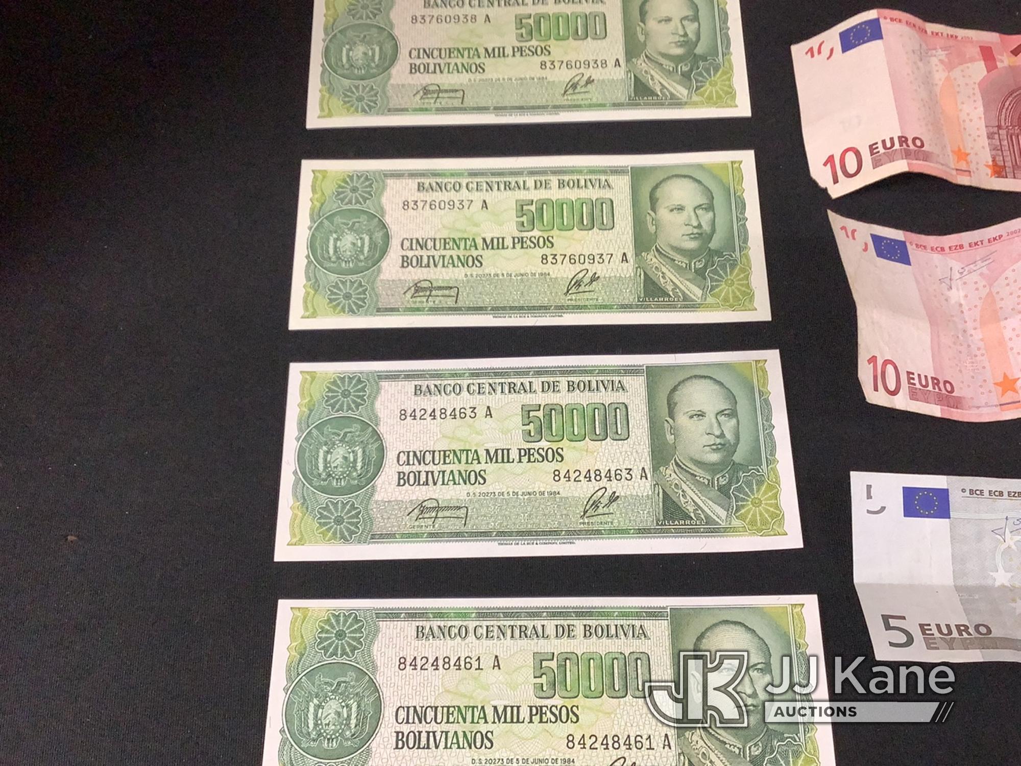 (Jurupa Valley, CA) Foreign Currency (Used) NOTE: This unit is being sold AS IS/WHERE IS via Timed A