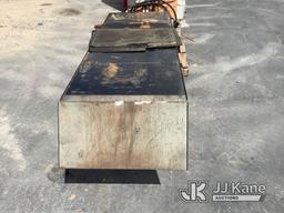 (Jurupa Valley, CA) 1 Metal Scissor Table (Damage used) NOTE: This unit is being sold AS IS/WHERE IS