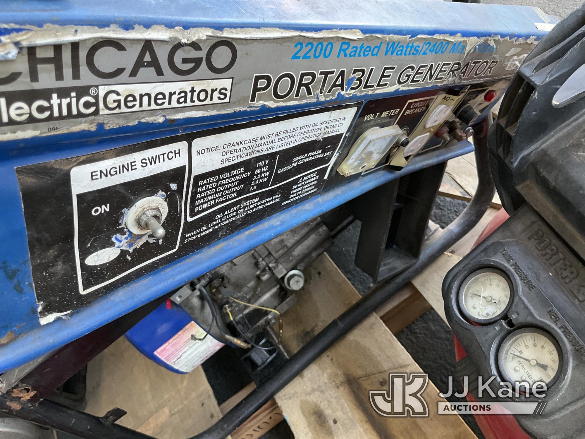 (Jurupa Valley, CA) Chicago 2200 Generator Used