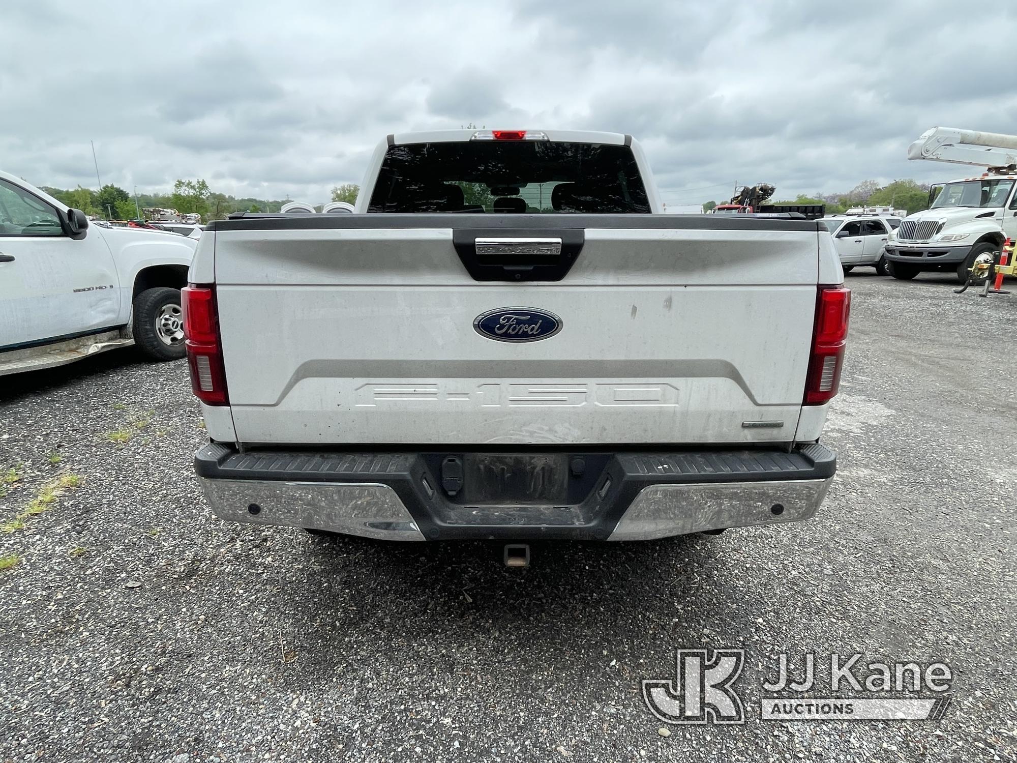 (Plymouth Meeting, PA) 2018 Ford F150 4x4 Crew-Cab Pickup Truck Bad Engine,Runs & Moves, Abs Light O