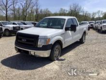 (Smock, PA) 2013 Ford F150 4x4 Extended-Cab Pickup Truck Runs Rough & Moves, Check Engine Light On,