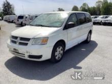 (Chester Springs, PA) 2009 Dodge Grand Caravan SE Mini Passenger Van Runs & Moves, Airbag Light On,