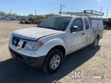 2016 Nissan Frontier Extended-Cab Pickup Truck Runs & Moves, Body & Rust Damage, Missing Catalytic C