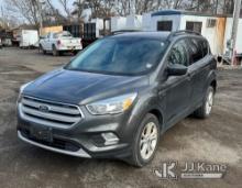 (Central Islip, NY) 2018 Ford Escape 4x4 4-Door Sport Utility Vehicle Engine Runs, Runs Rough, Does