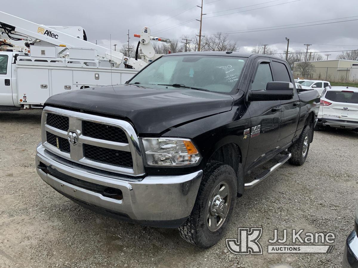 (Fort Wayne, IN) 2017 RAM 2500 4x4 Crew-Cab Pickup Truck Not Running, Condition Unknown, No Crank, E