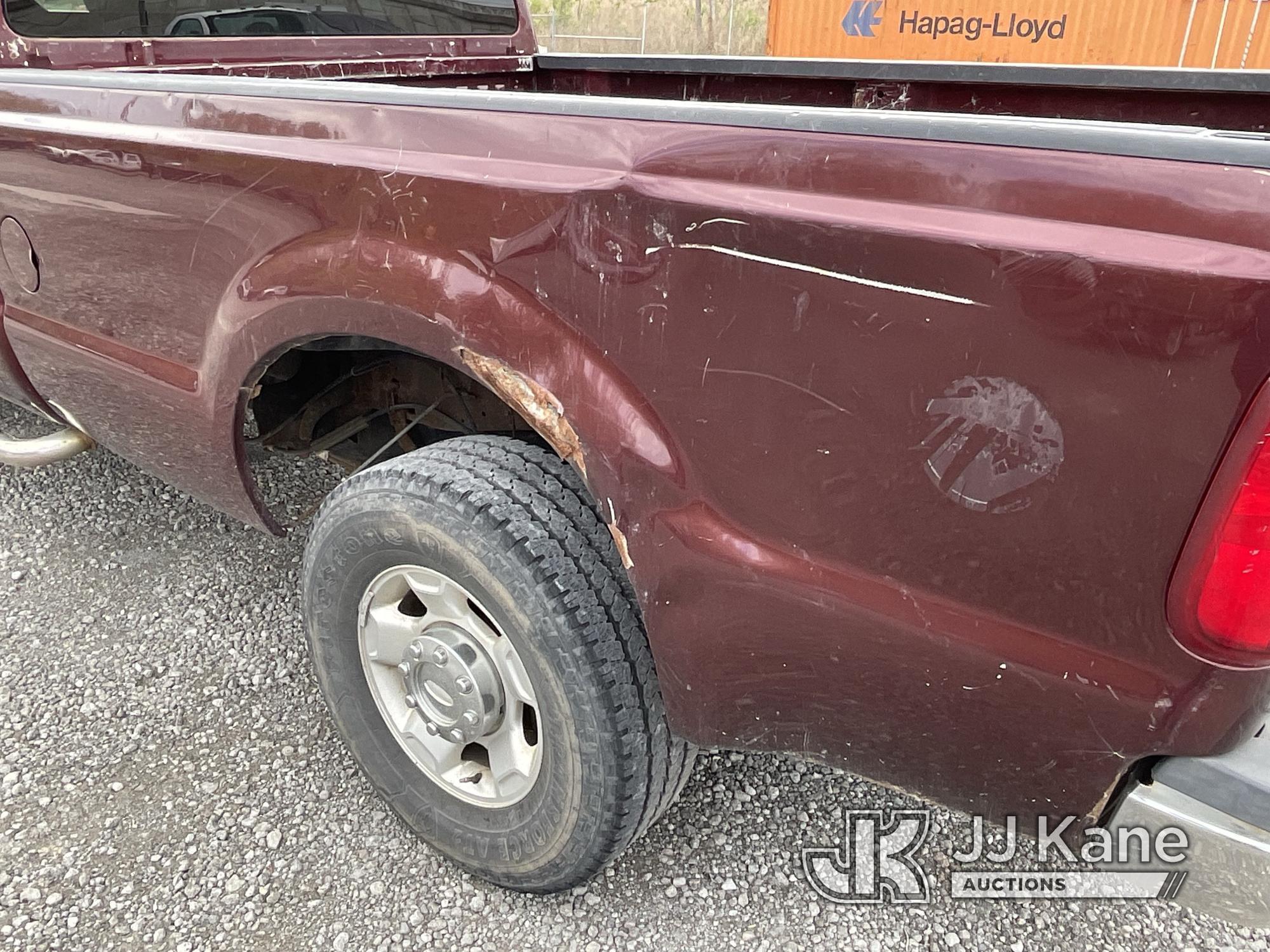 (Hobart, IN) 2010 Ford F250 4x4 Crew-Cab Pickup Truck Runs, Moves, Check Engine Light On) (Per Selle