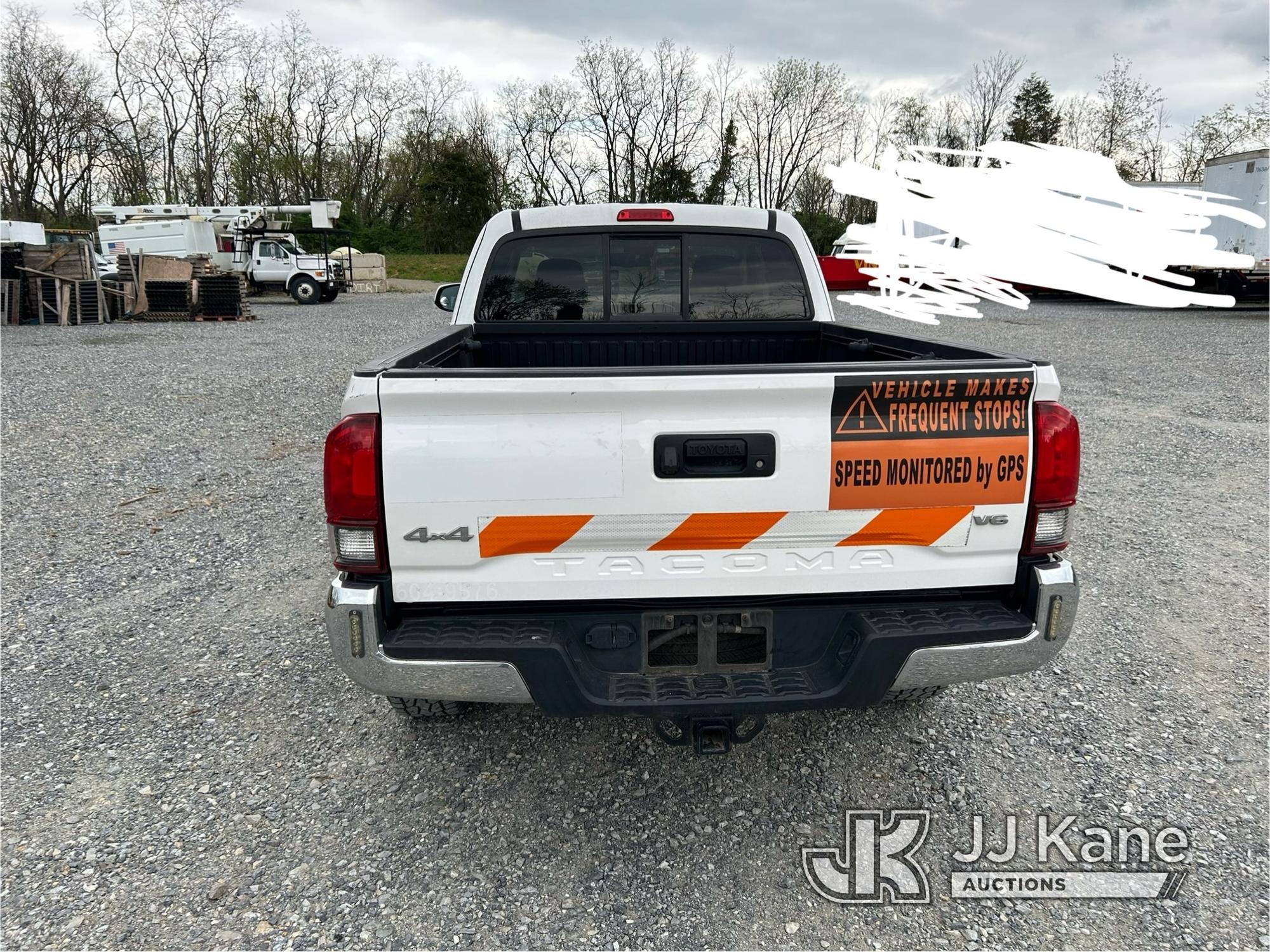 (Hagerstown, MD) 2019 Toyota Tacoma Extended-Cab Pickup Truck Runs & Moves, Front Damage, Rust & Bod