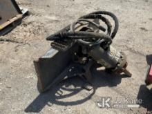 (Plymouth Meeting, PA) Cat Auger for skidsteer (Condition Unknown) NOTE: This unit is being sold AS