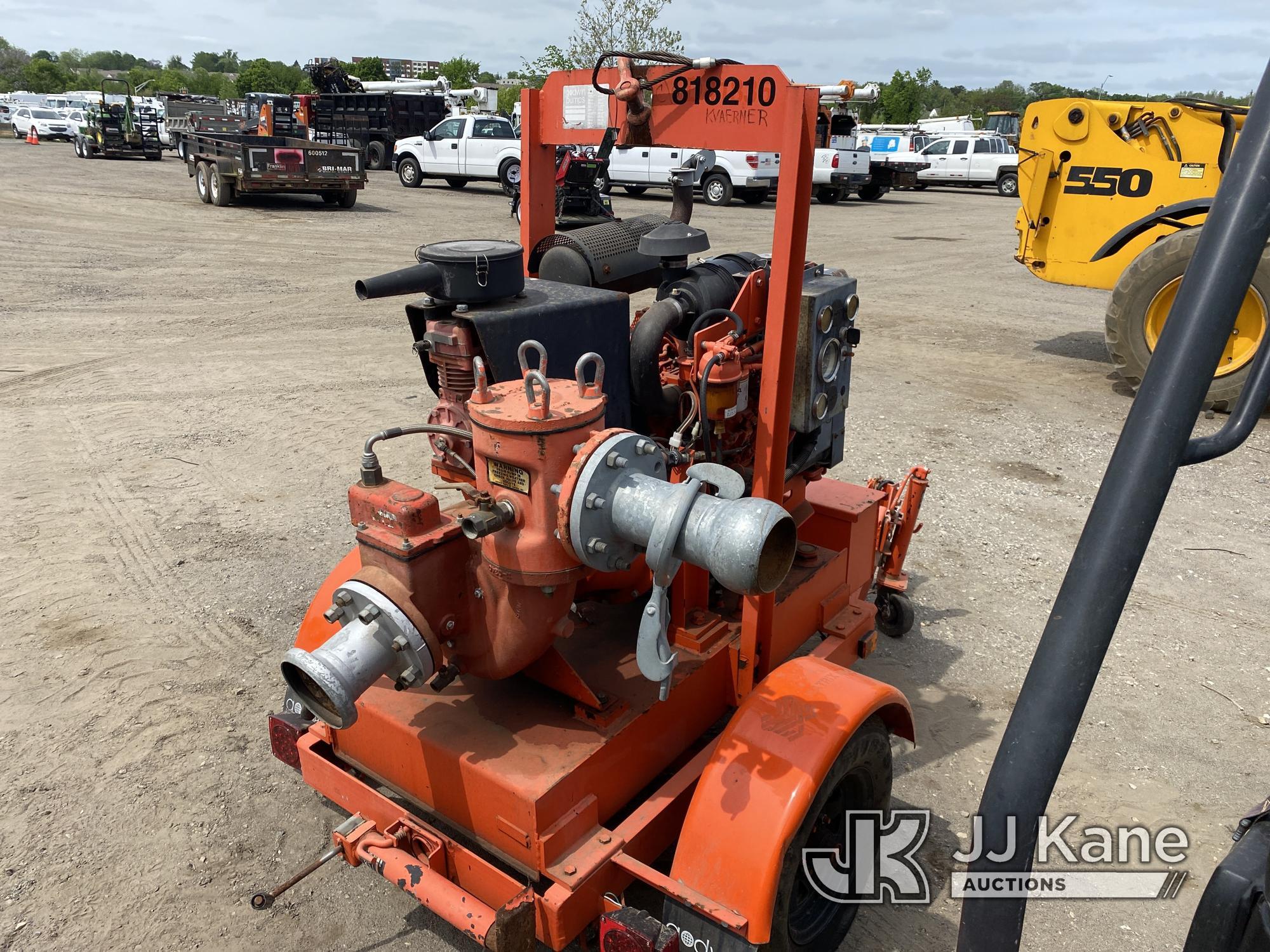 (Plymouth Meeting, PA) Goodwin CDM100 Water Pump, Trailer Mtd. No Title) (Condition Unknown