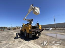 (Rome, NY) Altec L45M, Over-Center Material Handling Bucket Truck center mounted on 2006 Freightline