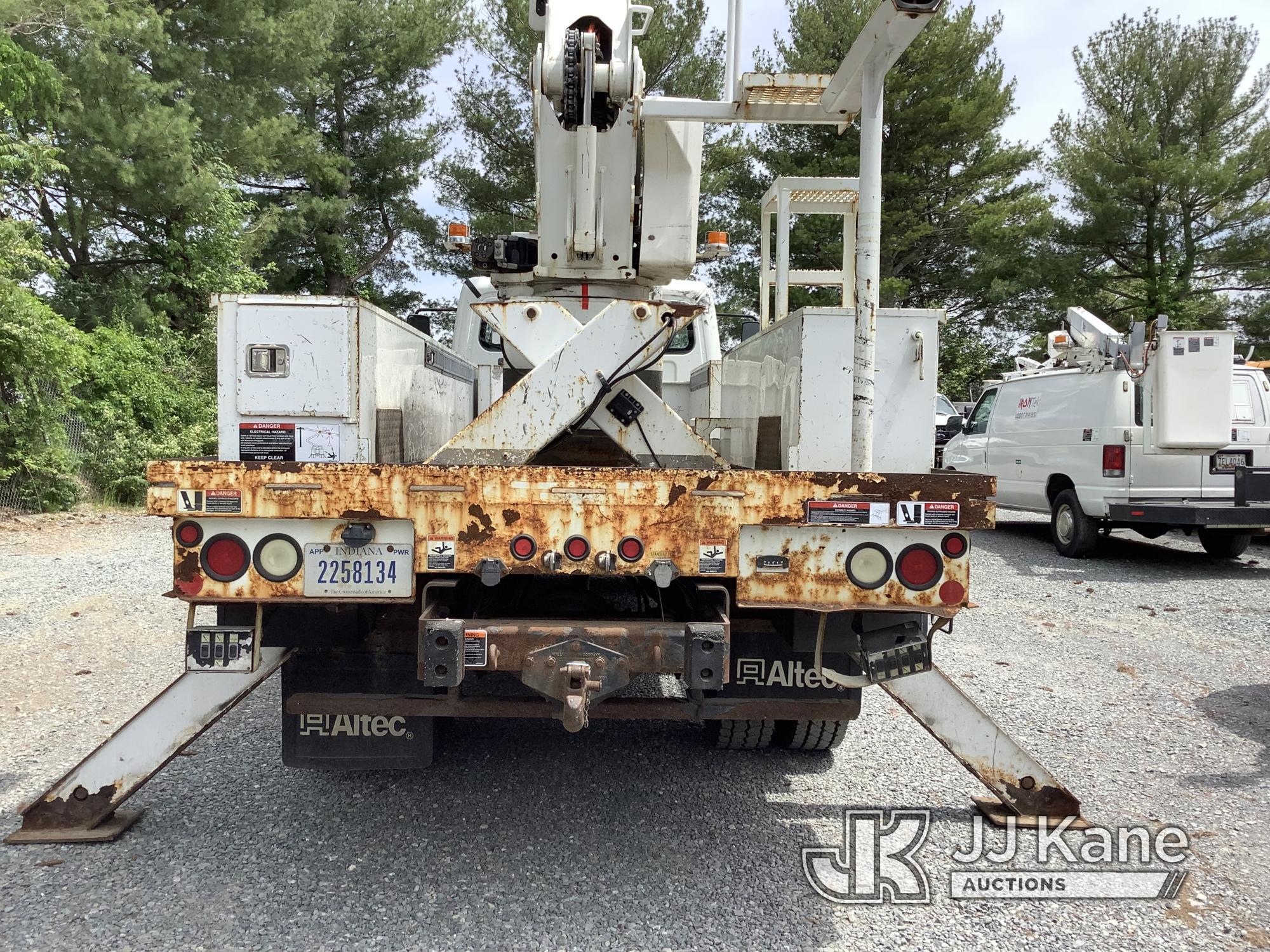 (Frederick, MD) Altec AN55E, Material Handling Bucket rear mounted on 2015 FREIGHTLINER M2-106 Servi
