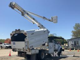 (Charlotte, MI) Altec LR756, Over-Center Bucket Truck mounted behind cab on 2013 Ford F750 Chipper D