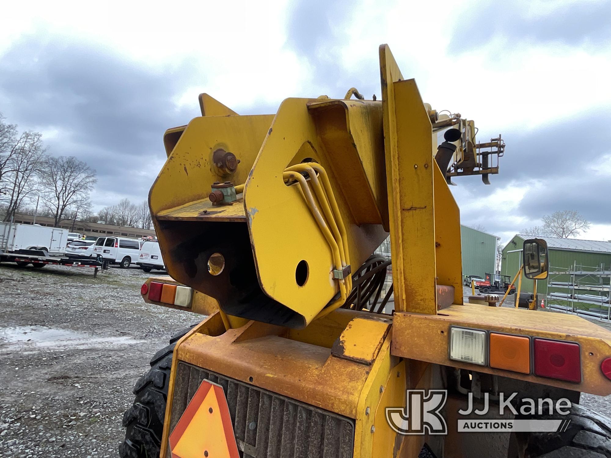 (Victor, NY) JCB 508-40 Rough Terrain Hydraulic Telescopic Forklift Runs, Moves & Operates) (Rust Da