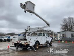 (Charlotte, MI) Altec AA755MH, Material Handling Bucket Truck rear mounted on 2011 FORD F750 Utility