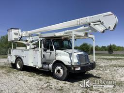 (Fort Wayne, IN) HiRanger 5TC-55, Material Handling Bucket Truck rear mounted on 2012 International