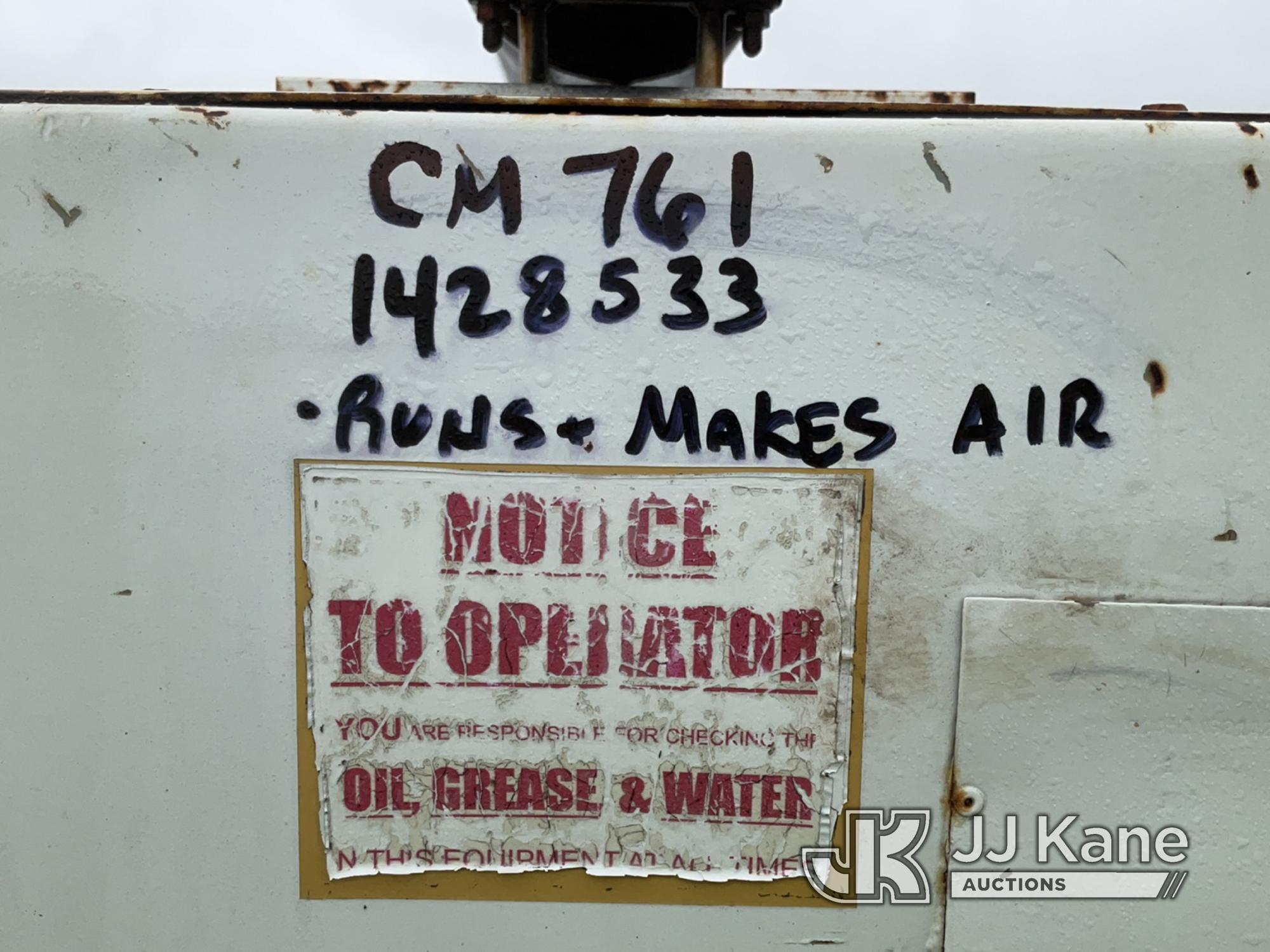 (Charlotte, MI) Joy Portable Air Compressor No Title, Runs, Makes Air