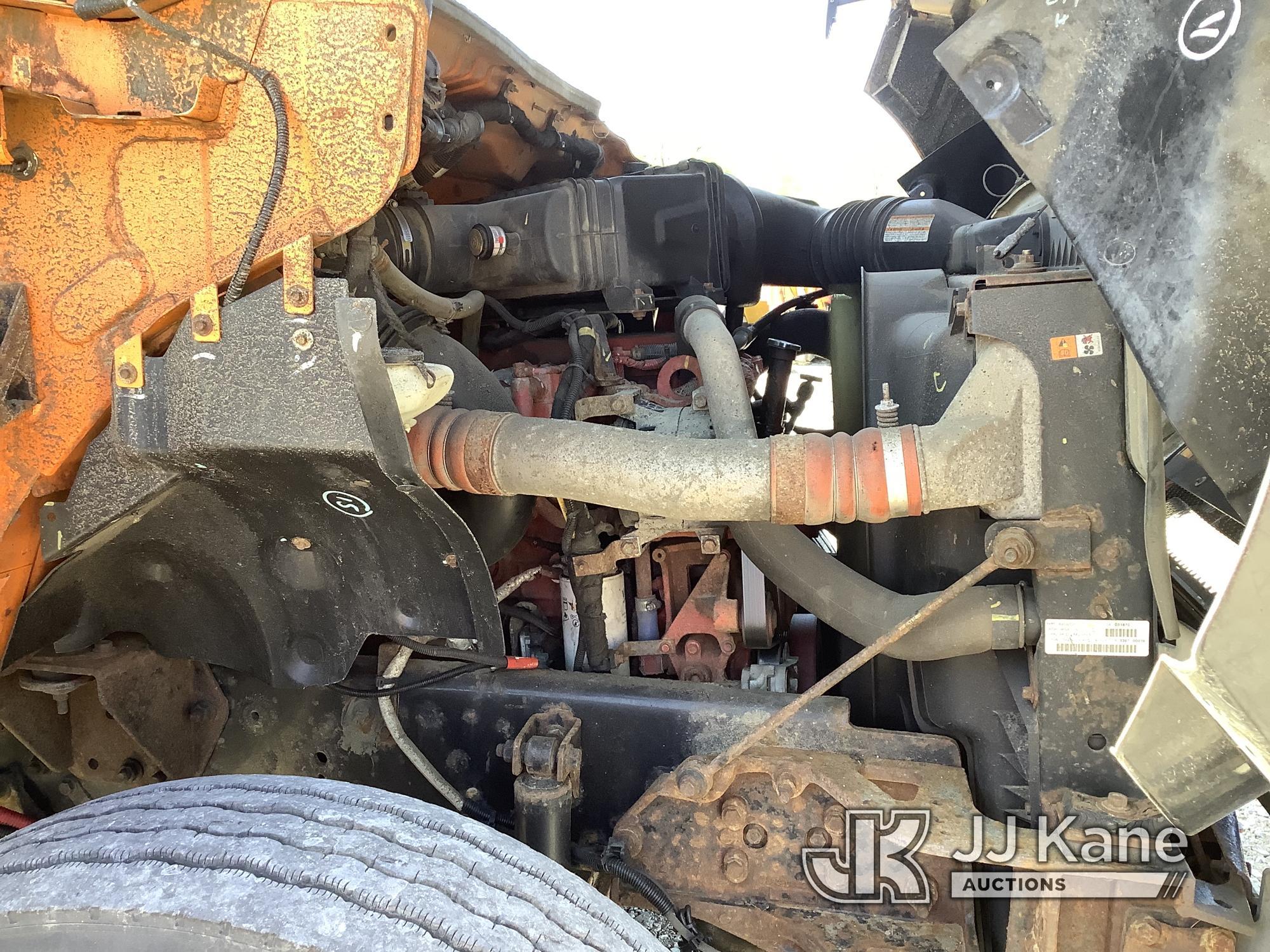 (Smock, PA) Altec LR756, Over-Center Bucket Truck mounted behind cab on 2013 Ford F750 Chipper Dump