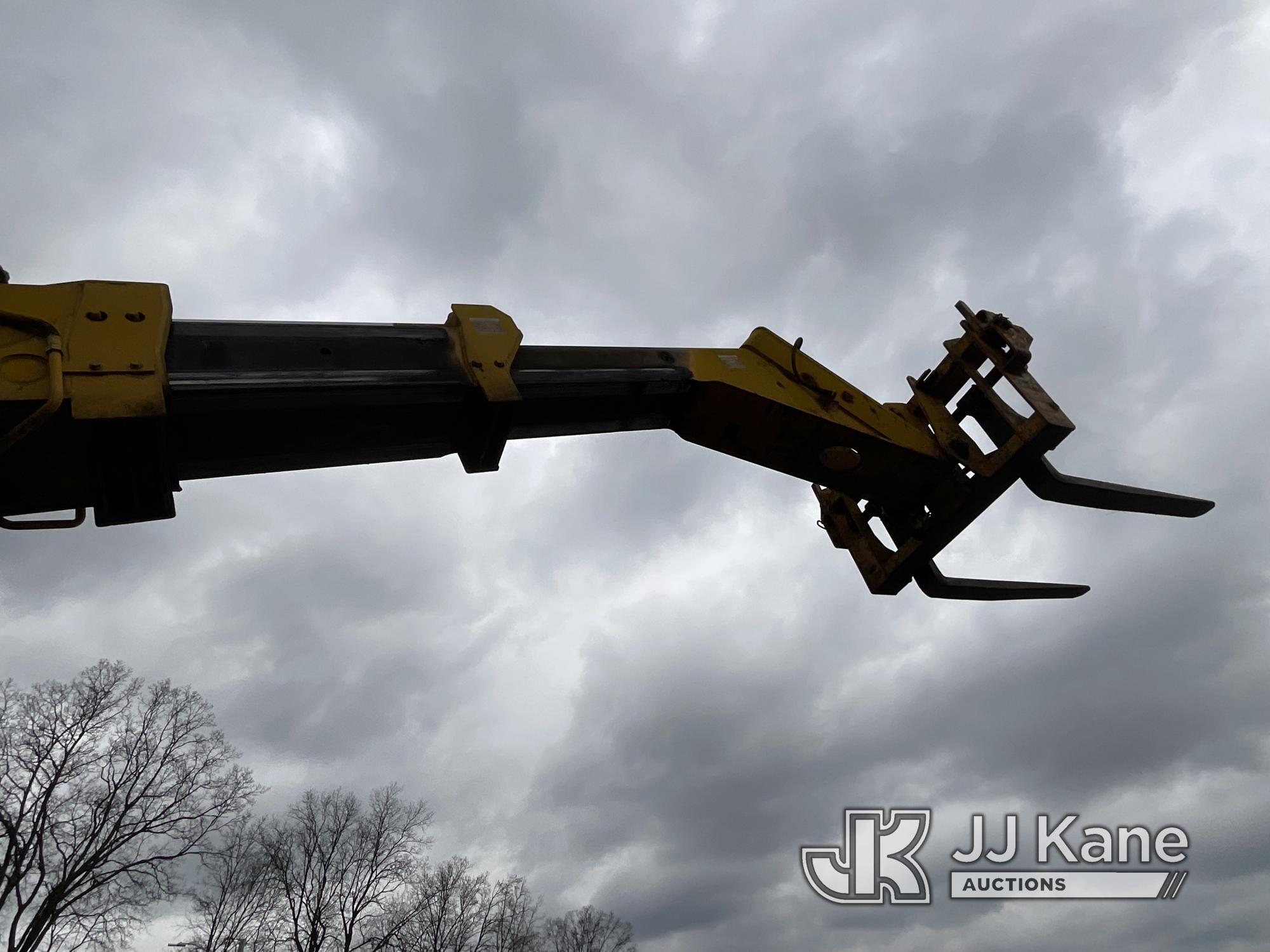 (Victor, NY) JCB 508-40 Rough Terrain Hydraulic Telescopic Forklift Runs, Moves & Operates) (Rust Da