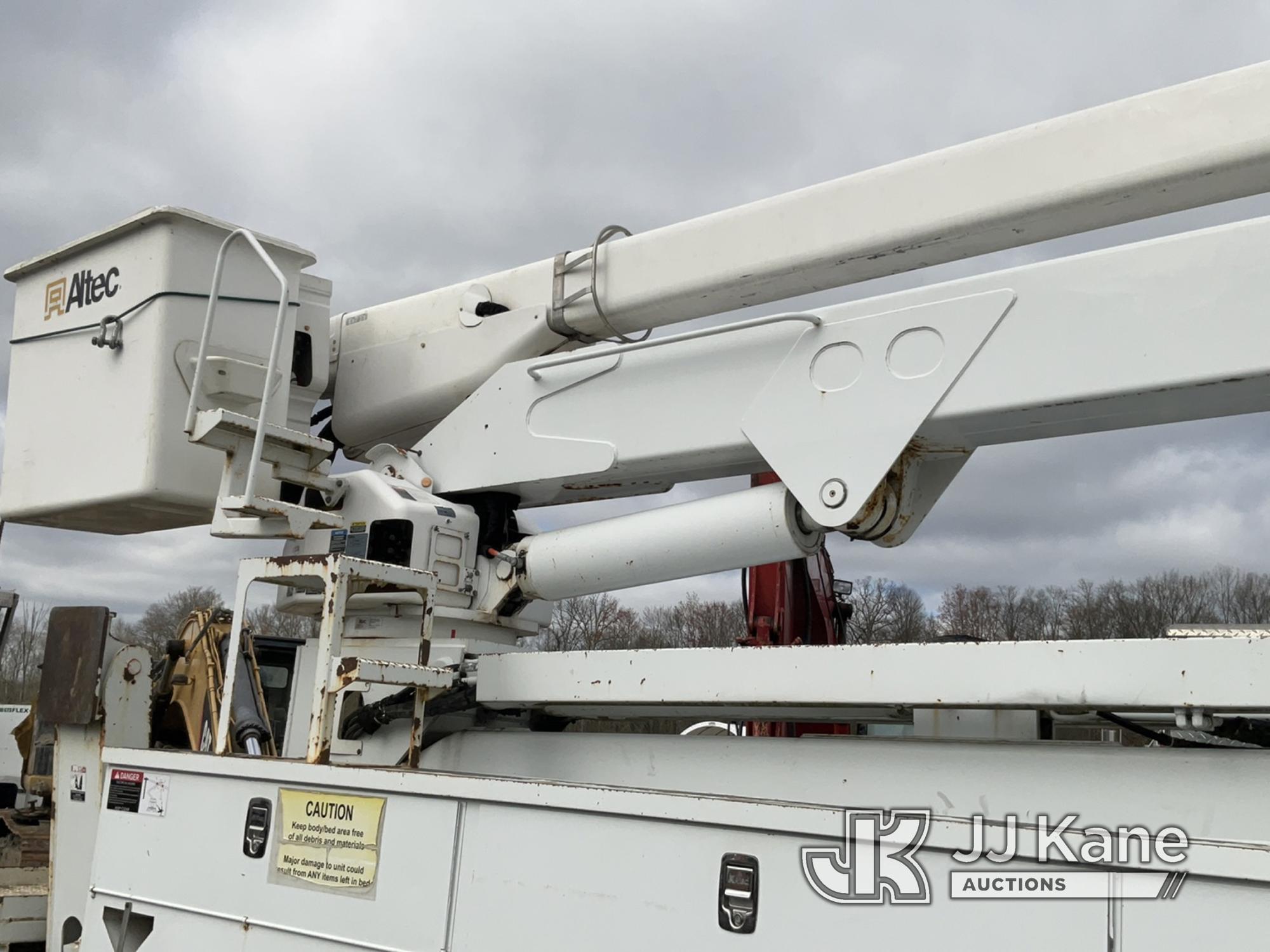 (Ashland, OH) Altec A77-TE93, Articulating & Telescopic Material Handling Elevator Bucket Truck rear