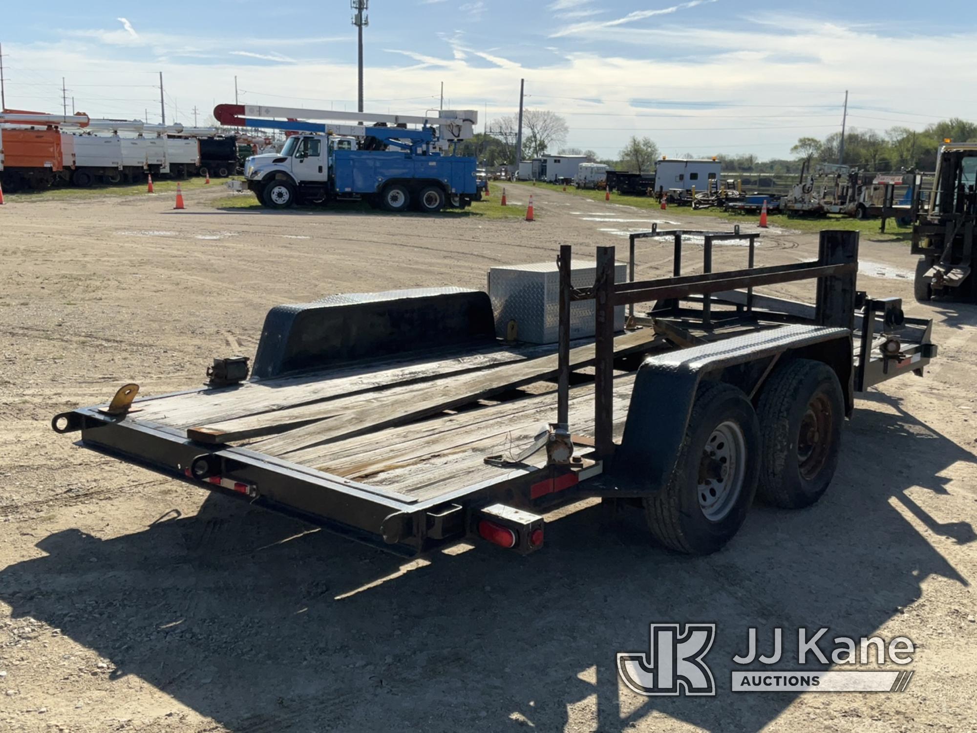 (Charlotte, MI) 2005 Brim T/A Tagalong Flatbed Trailer Rotted Deck Boards