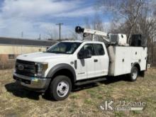 (Plains, PA) 2019 Ford F550 Extended-Cab Mechanics Service Truck Runs & Moves, PTO Issue, Crane & Ai