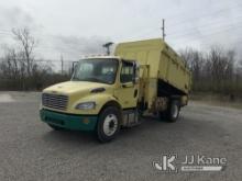 (Fort Wayne, IN) 2013 Freightliner M2 106 Chipper Dump Truck Runs, Moves & Operates) (Check Engine L