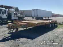 (Rome, NY) 2019 Felling FT-30-2 LP 15-Ton T/A Tagalong Equipment Trailer Brake Issues, Seller States