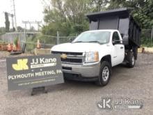 (Plymouth Meeting, PA) 2014 Chevrolet Silverado 3500HD 4x4 Dump Truck Runs Moves & Dump Operates, En