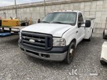 (Hobart, IN) 2006 Ford F350 Service Truck Not Running, Condition Unknown,  Needs New Engine. No Batt