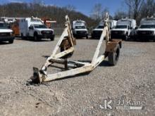 (Smock, PA) 2012 Slabach Wheeler Reeler I-85 Reel Trailer Broken Jack, Rust Damage