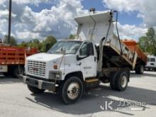 (Chester Springs, PA) 2009 GMC C8500 Dump Truck Runs, Moves & Dump Operates, Engine Light On, Body &