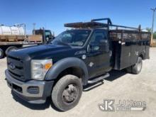 (University Park, IL) 2013 Ford F450 4x4 Service Truck Runs & Moves