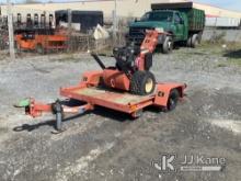 (Rome, NY) 2010 Ditch Witch 100SX Walk Behind Cable Plow No Title for Trailer) Not Running, Conditio
