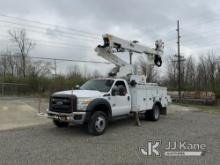 (Fort Wayne, IN) Altec AT40M, Articulating & Telescopic Material Handling Bucket Truck mounted behin