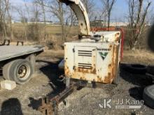 (Ashland, OH) 2013 Vermeer BC1000XL Chipper (12in Drum), trailer mtd. NO TITLE) (Runs, Operating Con