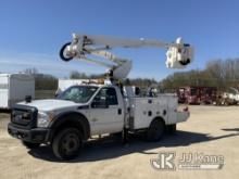 (Charlotte, MI) Altec AT37G, Articulating & Telescopic Bucket Truck mounted behind cab on 2014 Ford