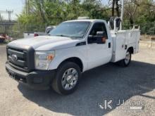 (Plymouth Meeting, PA) 2014 Ford F350 Service Truck Runs & Moves, Check Engine Light On, Body & Rust
