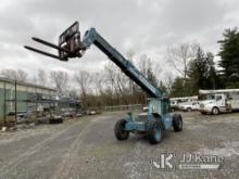 (Victor, NY) Gradall 534D9-45 Rough Terrain Telescopic Boom Forklift Runs, Moves, & Operates) (Rust