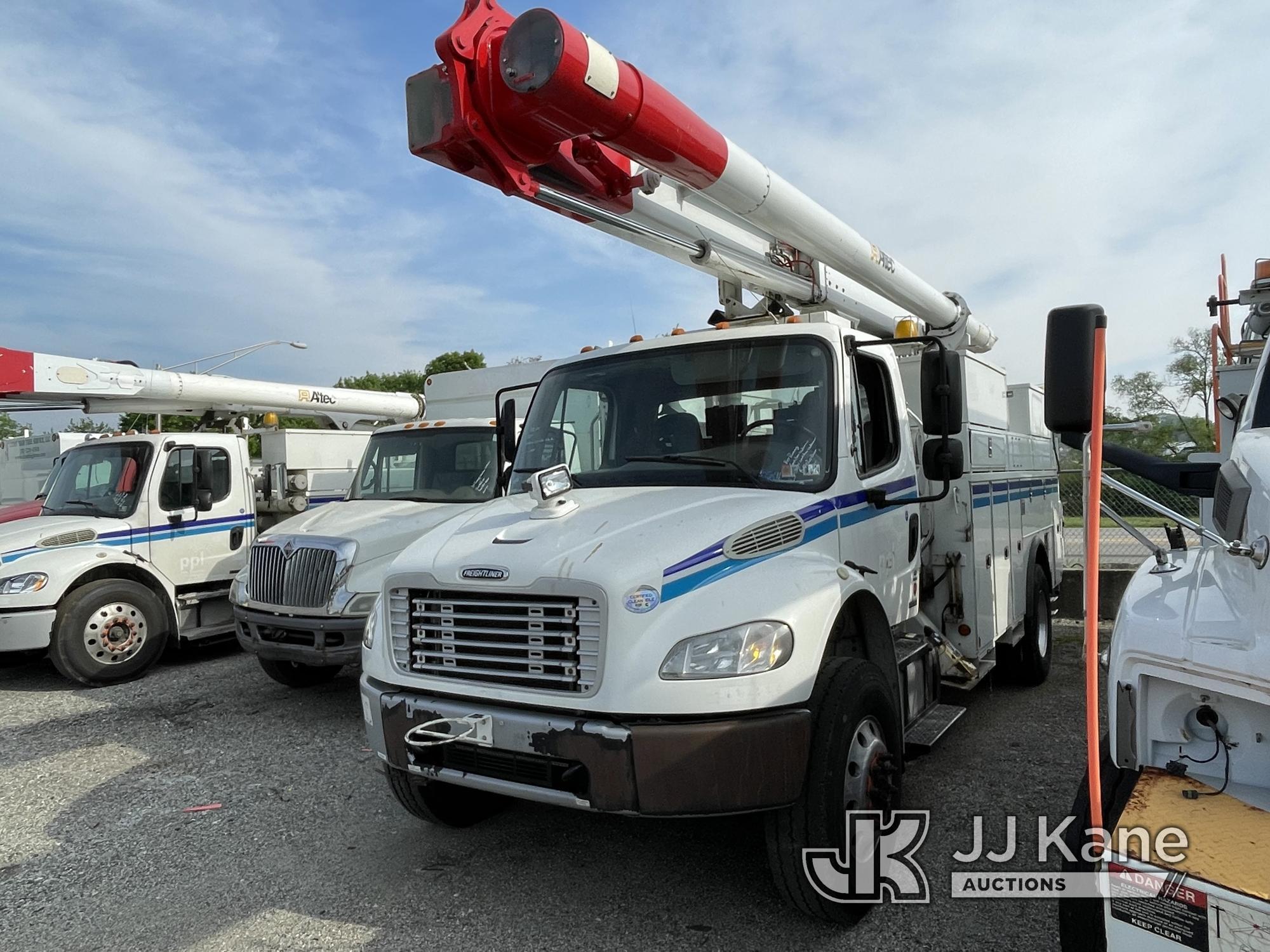 (Plymouth Meeting, PA) Altec LRV-55, Over-Center Bucket Truck center mounted on 2011 Freightliner M2