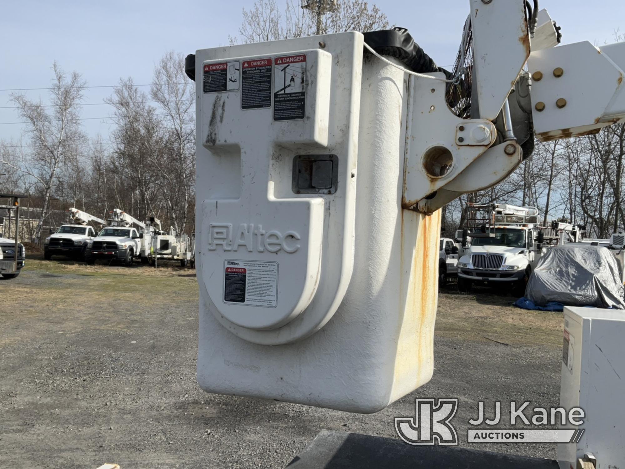(Plains, PA) Altec AT200A, Telescopic Non-Insulated Bucket Truck mounted behind cab on 2015 Ford F45
