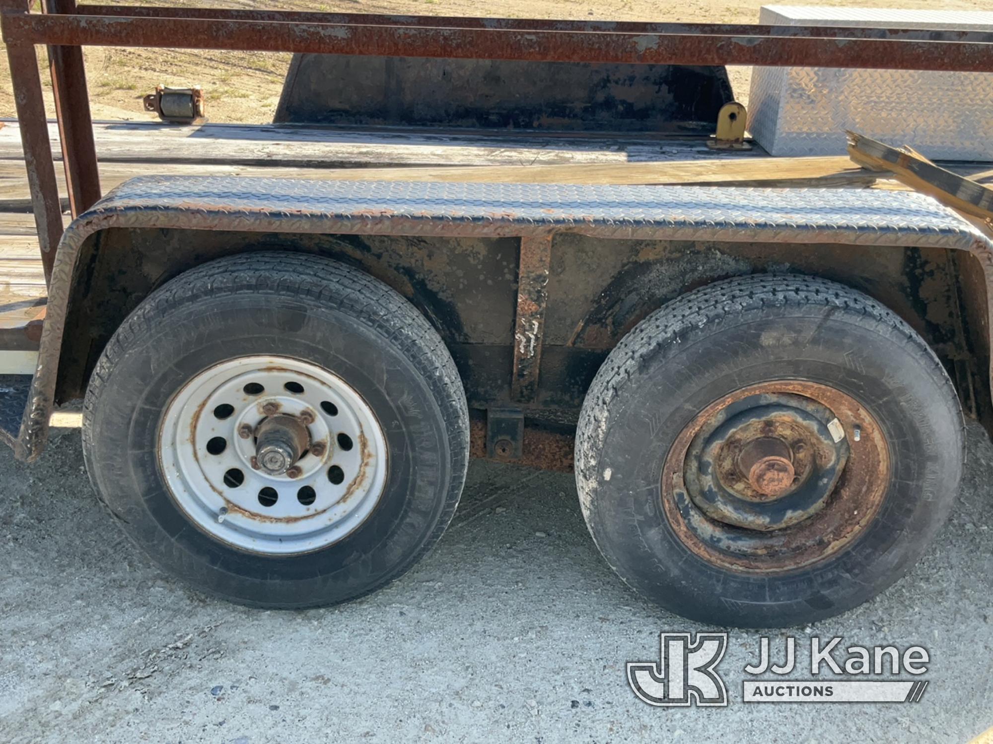 (Charlotte, MI) 2005 Brim T/A Tagalong Flatbed Trailer Rotted Deck Boards