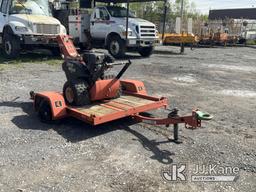 (Rome, NY) 2010 Ditch Witch 100SX Walk Behind Cable Plow No Title for Trailer) Not Running, Conditio