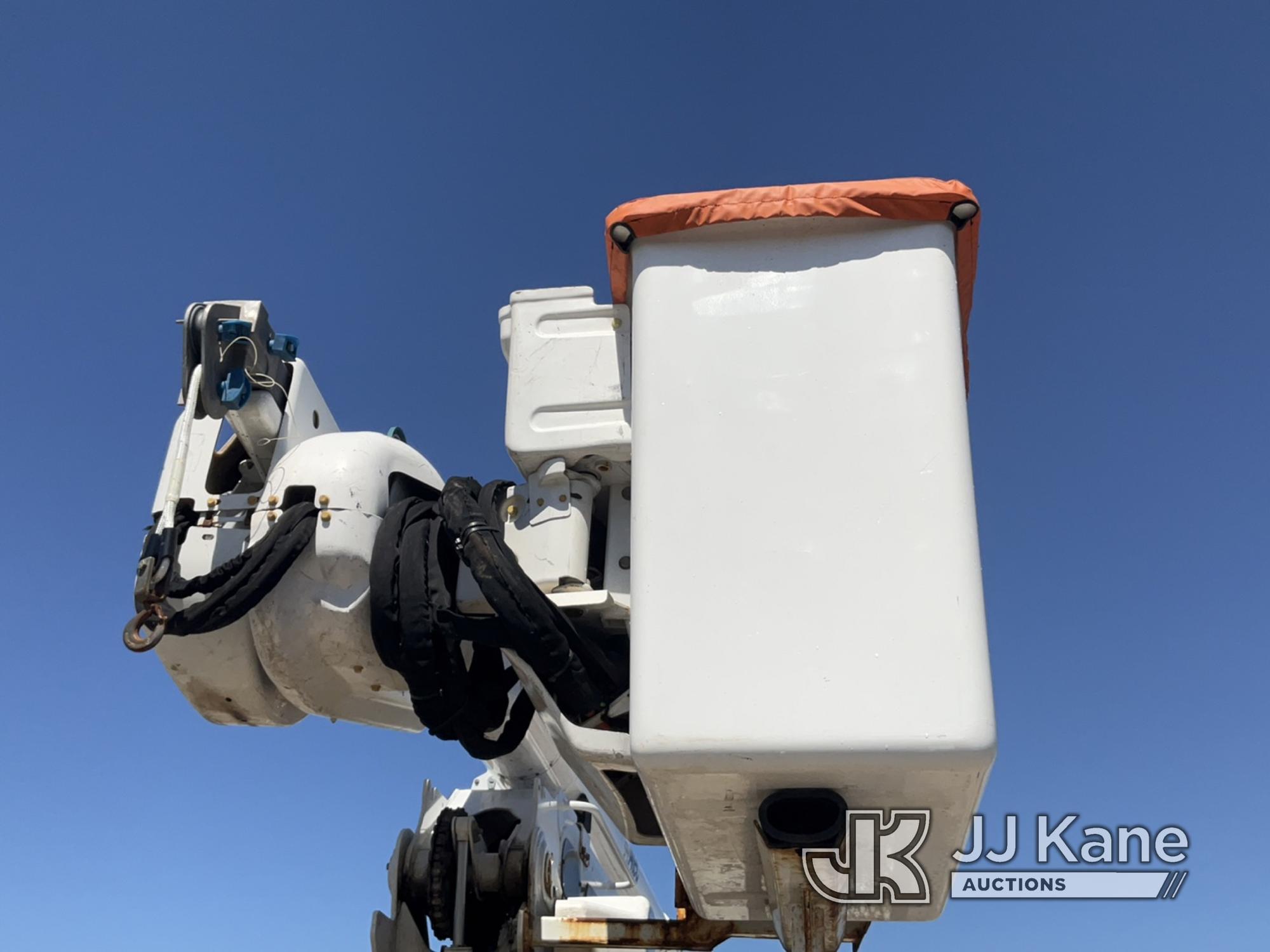 (Rome, NY) Altec AA55, Material Handling Bucket Truck rear mounted on 2019 International 4300 Utilit