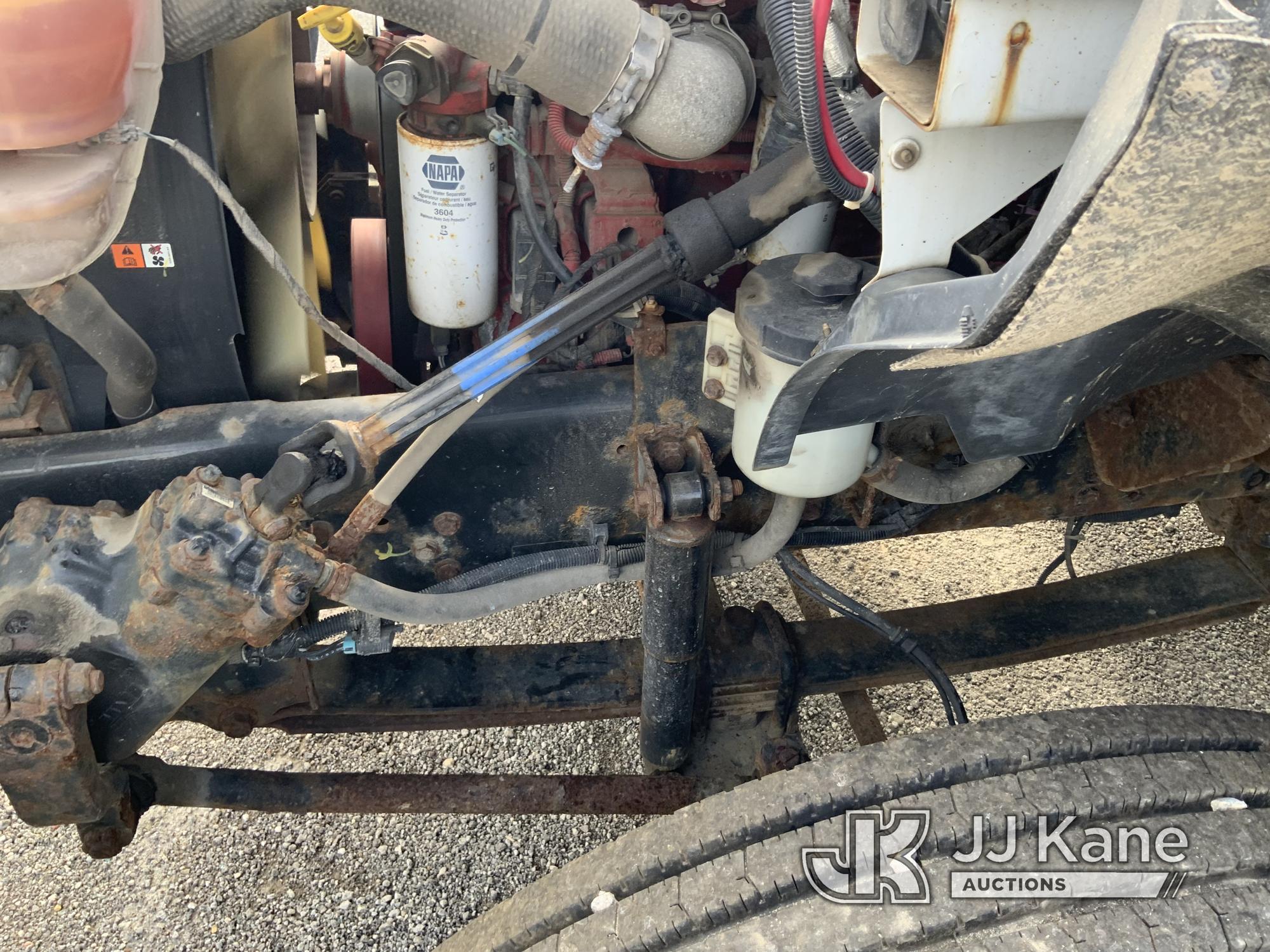 (Ashland, OH) 2012 Ford F750 Chipper Dump Truck Runs & Moves) (Seller States: Needs Brakes Replaced