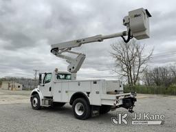 (Fort Wayne, IN) Altec TA40, Articulating & Telescopic Bucket Truck mounted behind cab on 2017 Freig