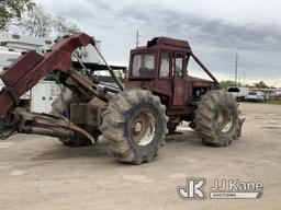 (Charlotte, MI) 1987 Timberjack 380A Articulating Rubber Tired Log Skidder Runs, Does Not Move, Hydr