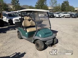 (Jurupa Valley, CA) Club Car Golf Cart Golf Cart Not Running, True Hours Unknown,